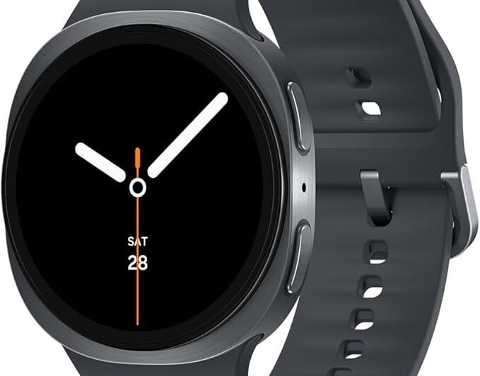 Samsung Galaxy Watch8 Smart Watch with Galaxy AI Fitness Watch and Fitness Tracker Sport Band Spa Sleep Coaching 40mm Bluetooth Graphite 3 Year Warranty
